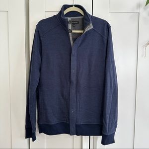 Men’s navy blue banana republic jacket size L like new